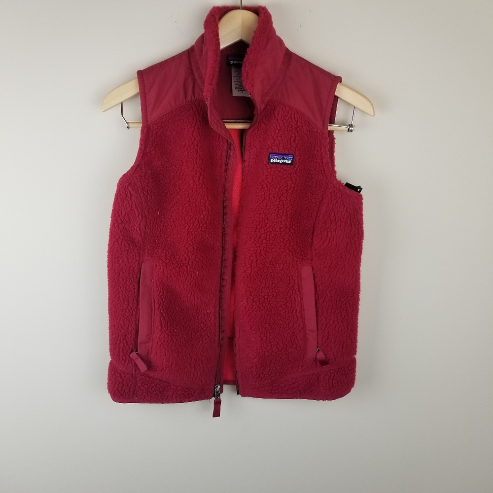 SOLD : Patagonia | Red Fleece Sweater Vest